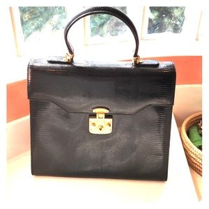 Large Gucci Black leather bag